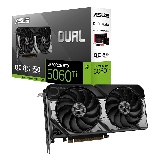 華碩 ASUS Dual GeForce RTX 5060 Ti 8GB GDDR7 OC 超頻版 顯示卡