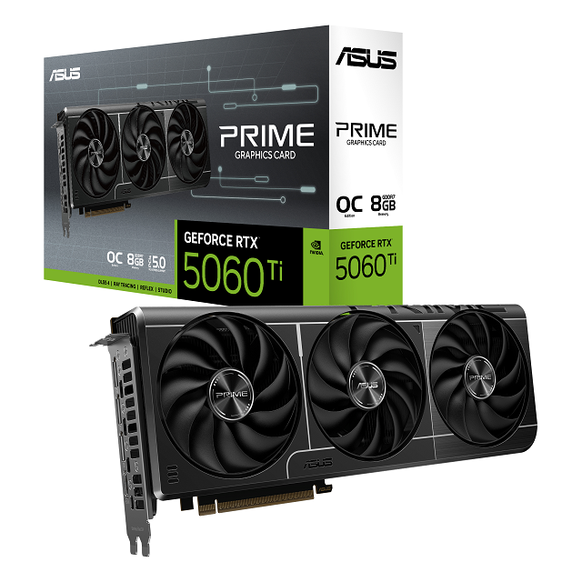 華碩 ASUS PRIME GeForce RTX 5060 Ti 8GB GDDR7 OC 超頻版 顯示卡