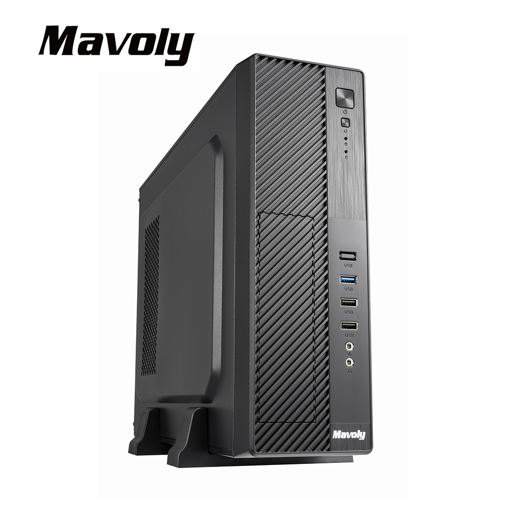 【Mavoly 松聖】草莓 水果系列 機殼 電腦機箱 + 400w power(黑化USB3.0)