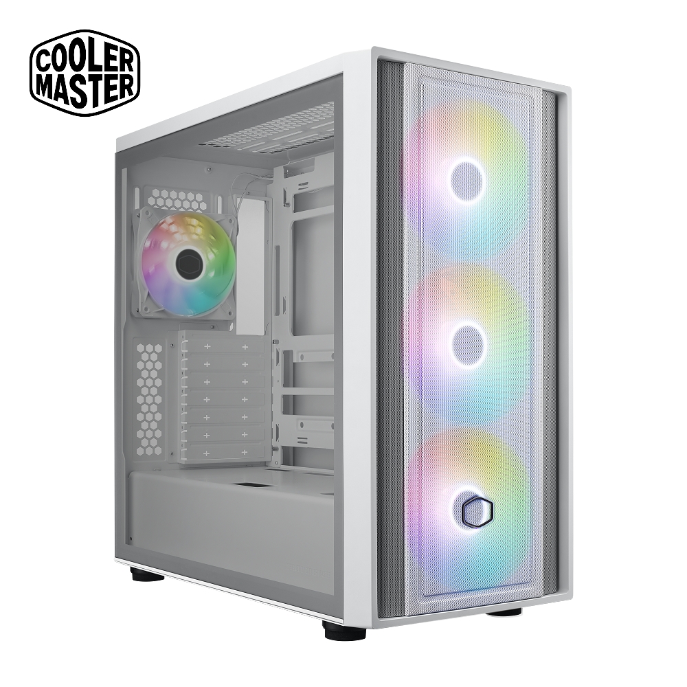 Cooler Master MasterBox 600 White ARGB 機殼 白色
