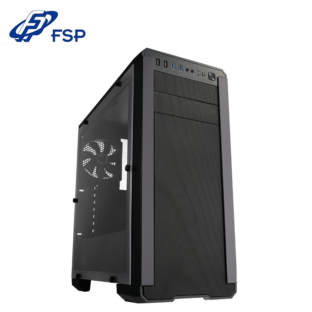 FSP 全漢 CMT280B V2 / USB3.0 x2 / 雙風扇 ATX 電腦機殼