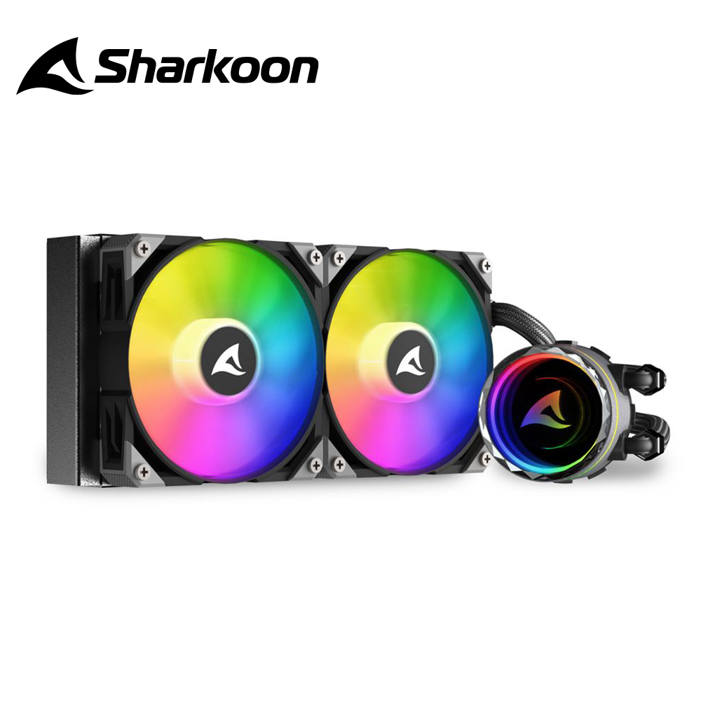 Sharkoon 旋剛 S80 RGB CPU 240 水冷散熱器