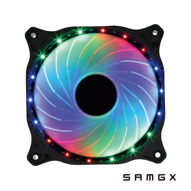 【SAMGX】12公分 RGB風扇 極光煥彩 系統散熱風扇 SG-AURORA