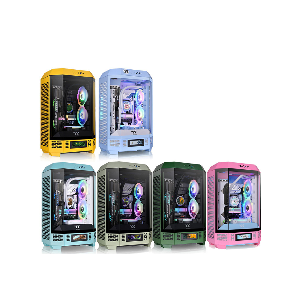 TT 曜越The Tower 300 全景直立式 機殼+Toughpower GF A3 650W 金牌 日系全模組 ATX3.0
