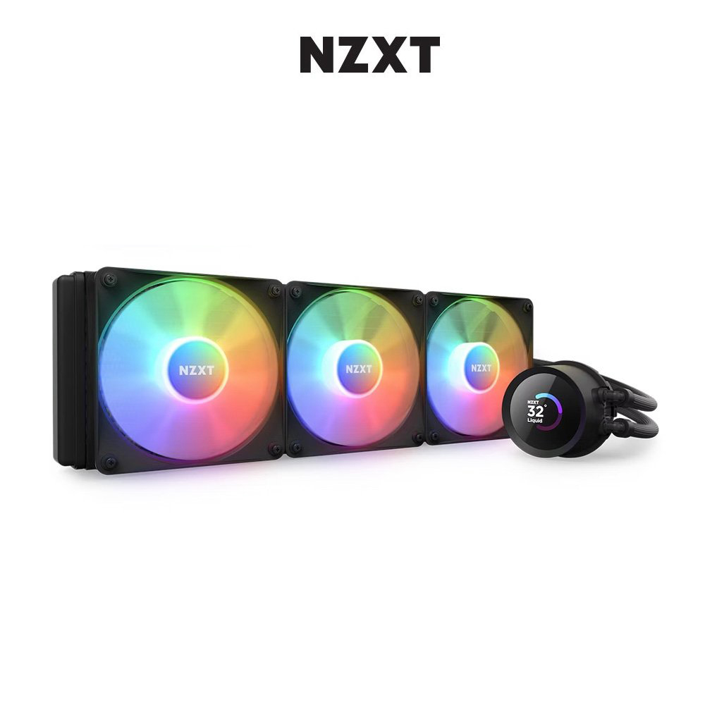 NZXT Kraken 360 RGB 液晶水冷 黑+NZXT C750 金牌