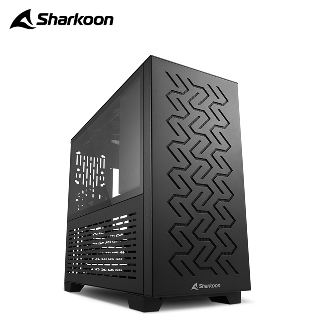 Sharkoon 旋剛 MS-Z1000 bk 玻璃側板 M-ATX ITX 四風扇 電腦機殼