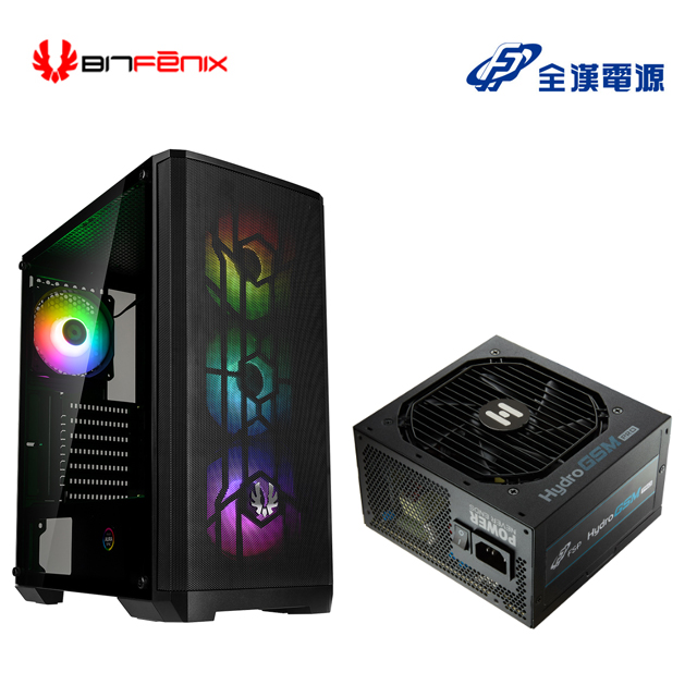BitFenix 火鳥科技 風魅影 SE TG 電腦機殼(黑)+全漢 HGS-750M 金牌 電源供應器