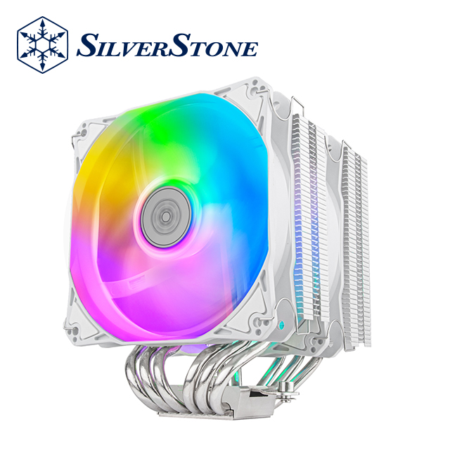 銀欣 HYD120W-ARGB (白色) 雙塔雙ARGB風扇六導管CPU散熱器