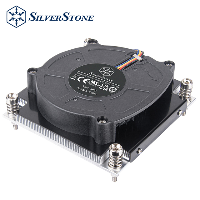 銀欣 XE01-1700A 專門為Intel LGA1700腳位設計的CPU散熱器，適用於1U伺服器 / 工作站