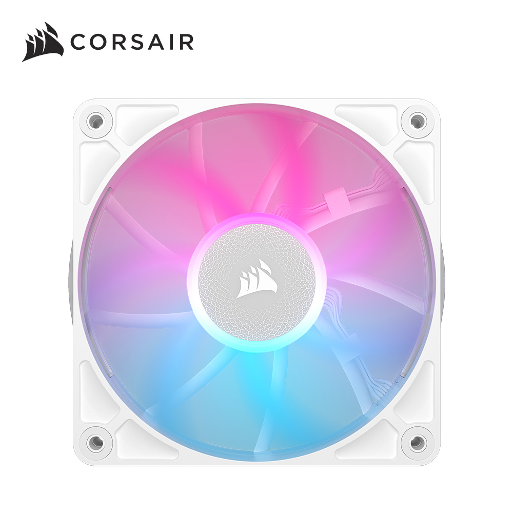海盜船CORSAIR iCUE LINK RX120 RGB風扇【白】