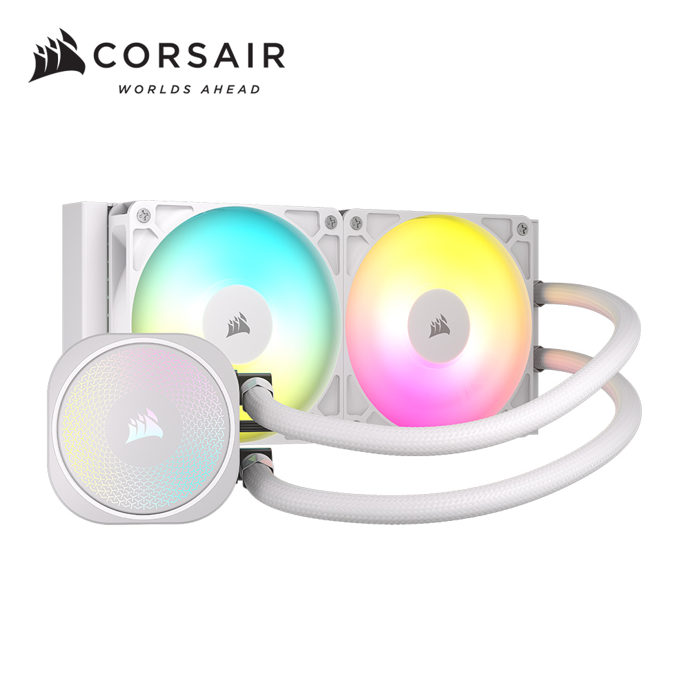 海盜船CORSAIR NAUTILUS 240 ARGB CPU水冷散熱器 (白)