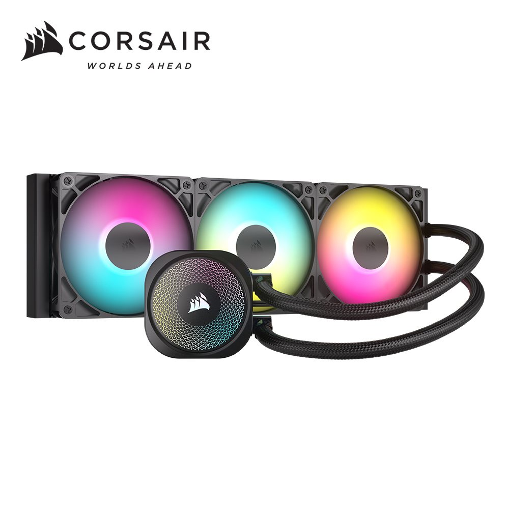 海盜船CORSAIR NAUTILUS 360 ARGB CPU水冷散熱器【黑】