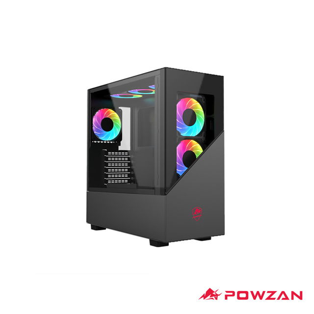 【POWZAN】CA-S500 ATX電腦機殼-黑