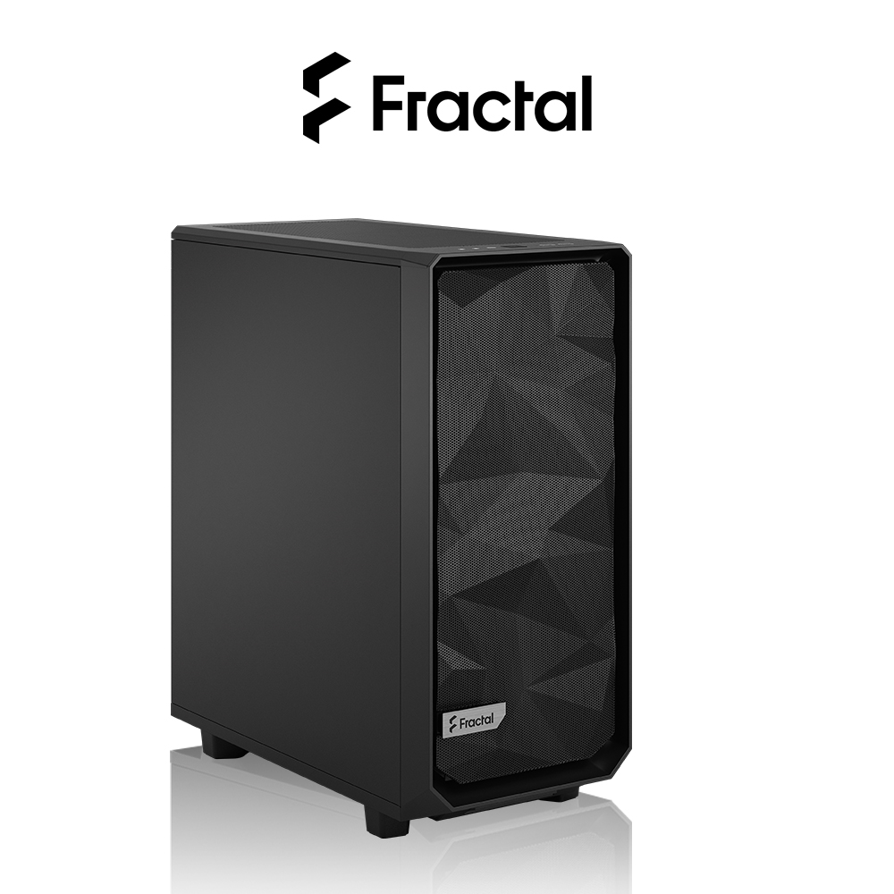 【Fractal Design】Meshify 2 Compact 全黑化(Solid)版 E-ATX機殼