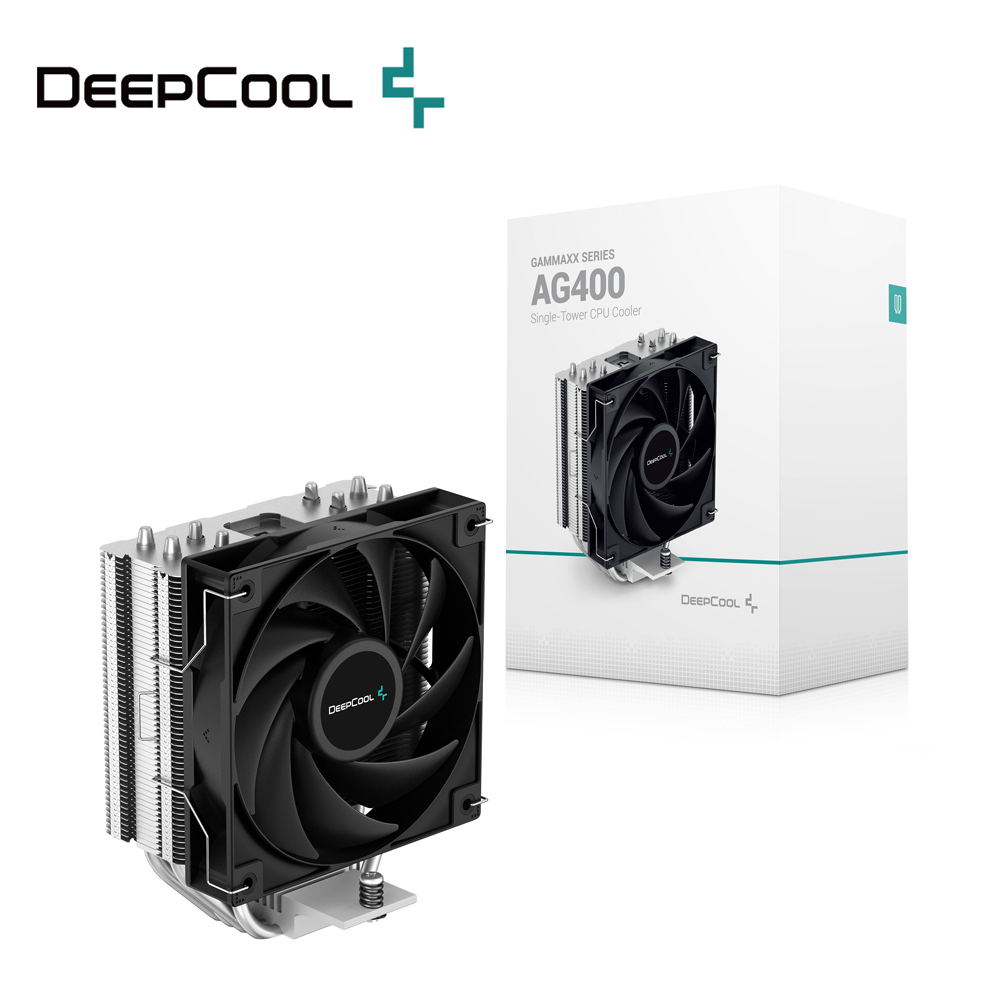 DEEPCOOL 九州風神 AG400 四導管 支援 LGA1700 AM5 CPU 高效能 散熱器