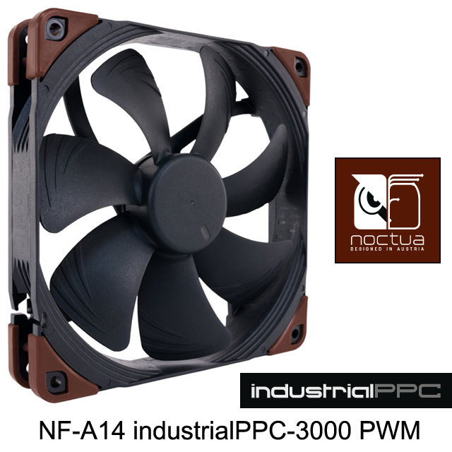 Noctua NF-A14 industrialPPC-3000 PWM工業級IP52防塵防水風扇
