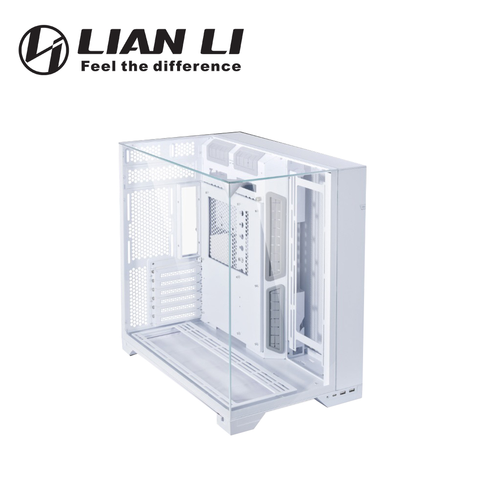 LIAN LI 聯力 O11 Vision 電腦機殼 三面玻璃 白色