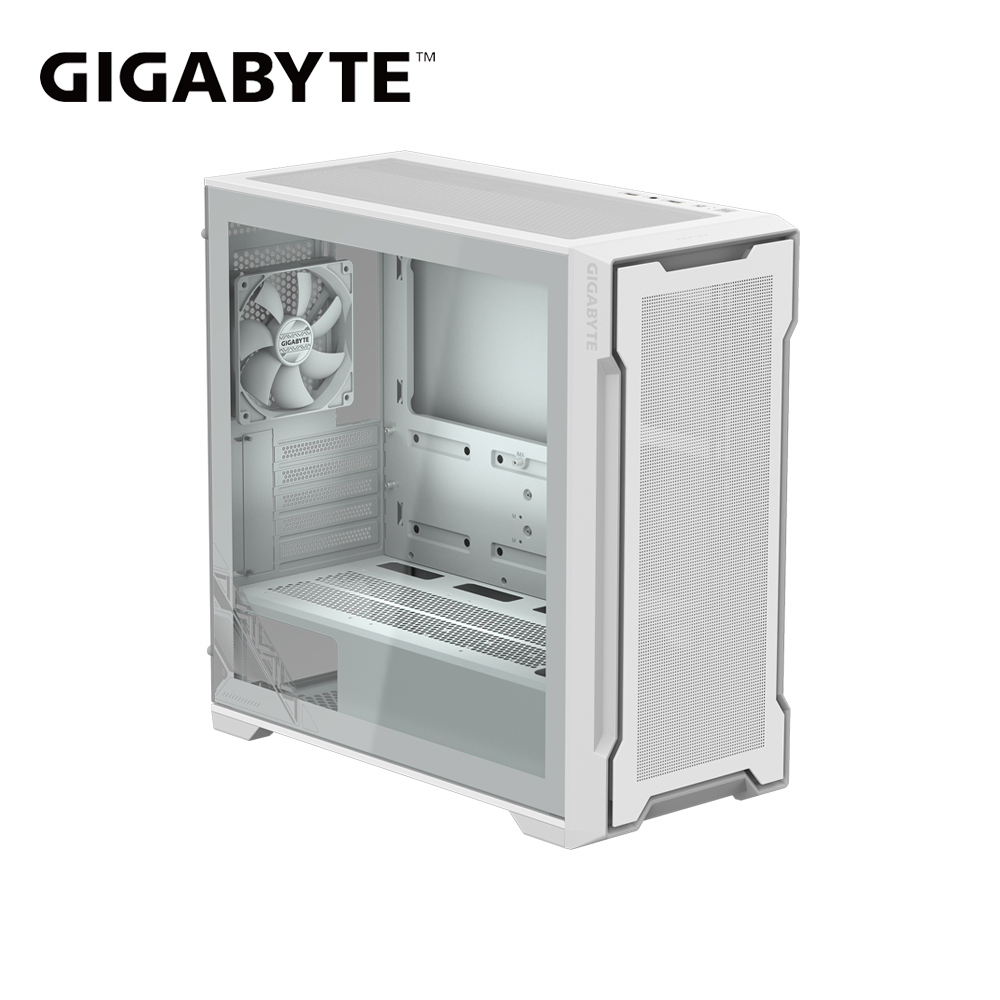 技嘉GIGABYTE C102GI GLASS (白) 中塔式電競機殼