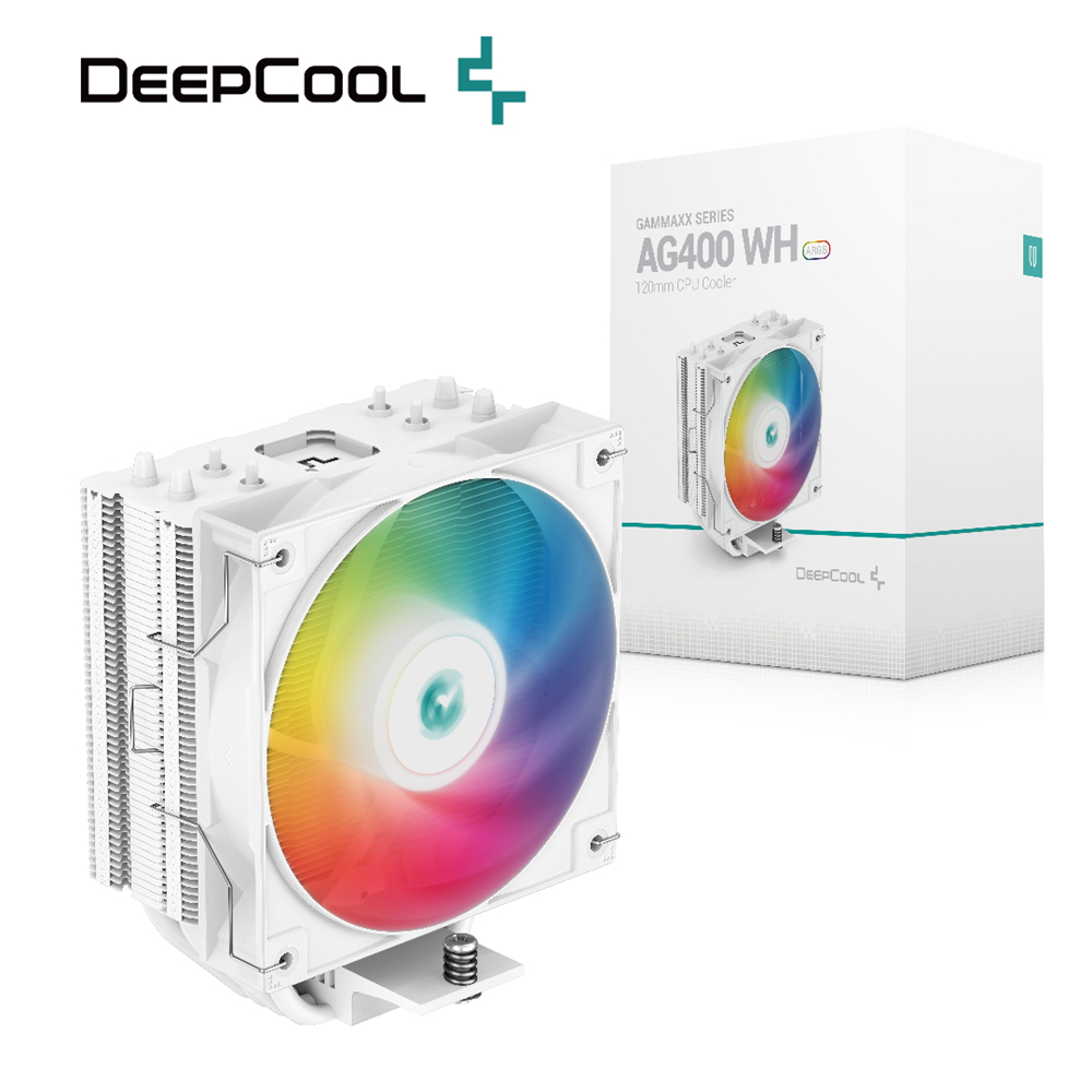 DEEPCOOL 九州風神 AG400 WH ARGB CPU散熱器