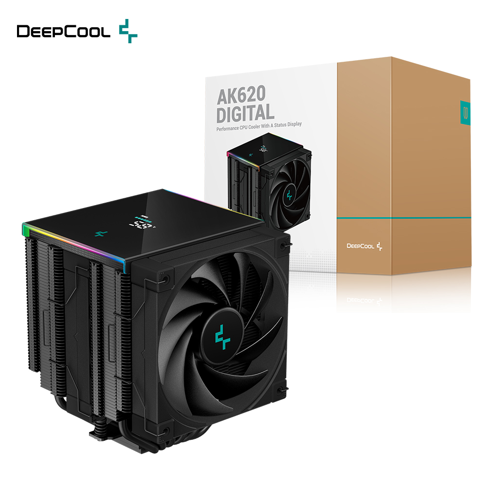 DEEPCOOL 九州風神 AK620 DIGITAL CPU 數位 溫度監控 散熱器
