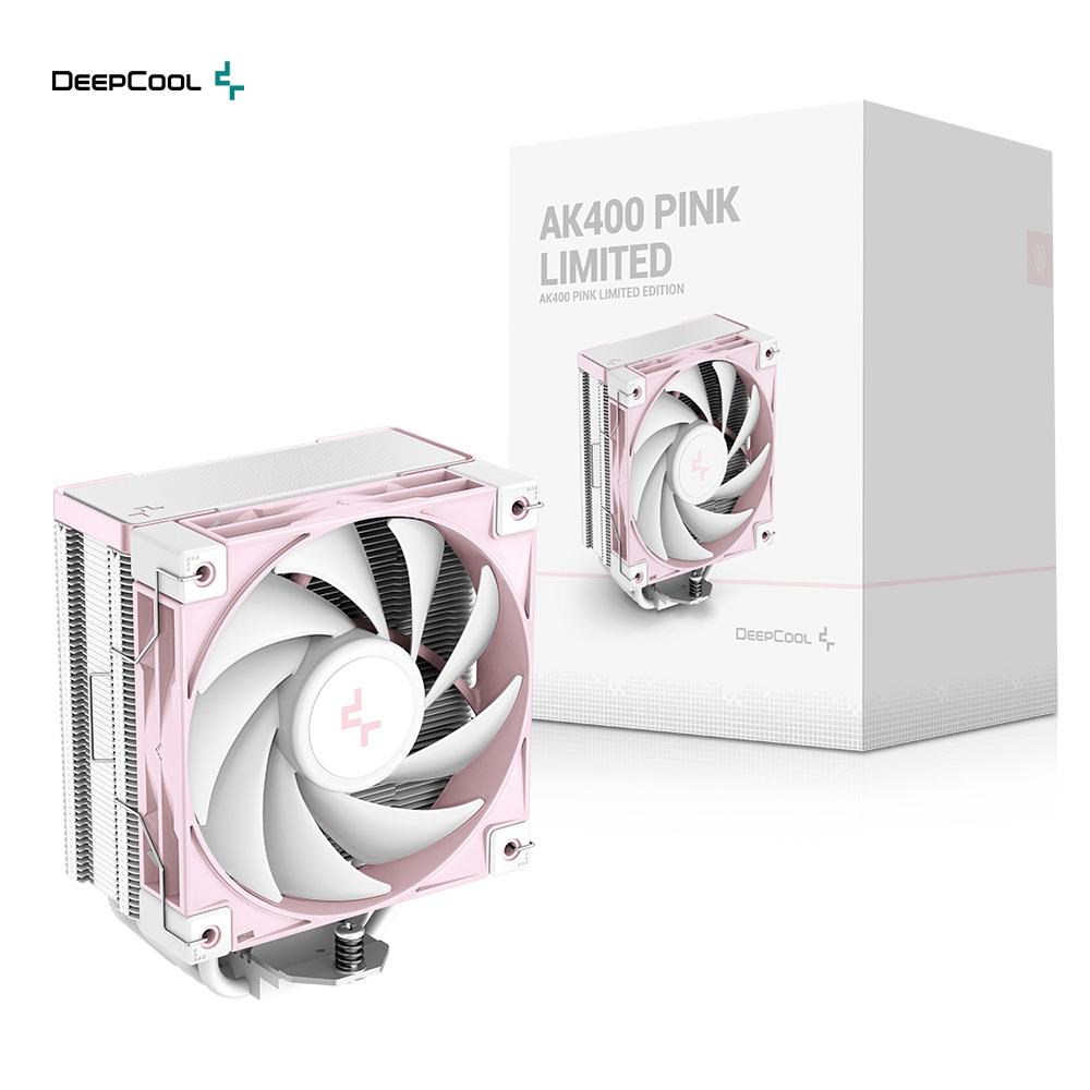 DEEPCOOL 九州風神 AK400 PINK LIMITED CPU 白色 粉紅邊 風扇 散熱器