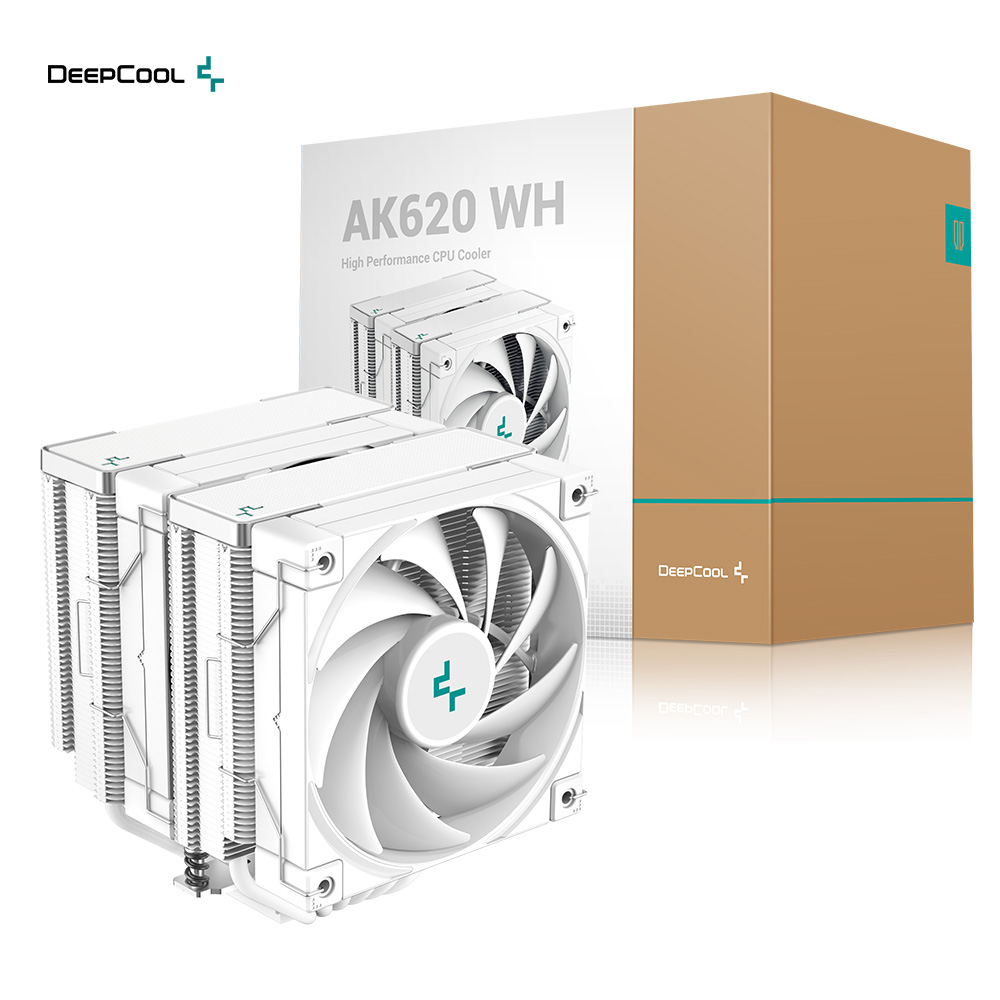 DEEPCOOL 九州風神 AK620 WH CPU散熱器