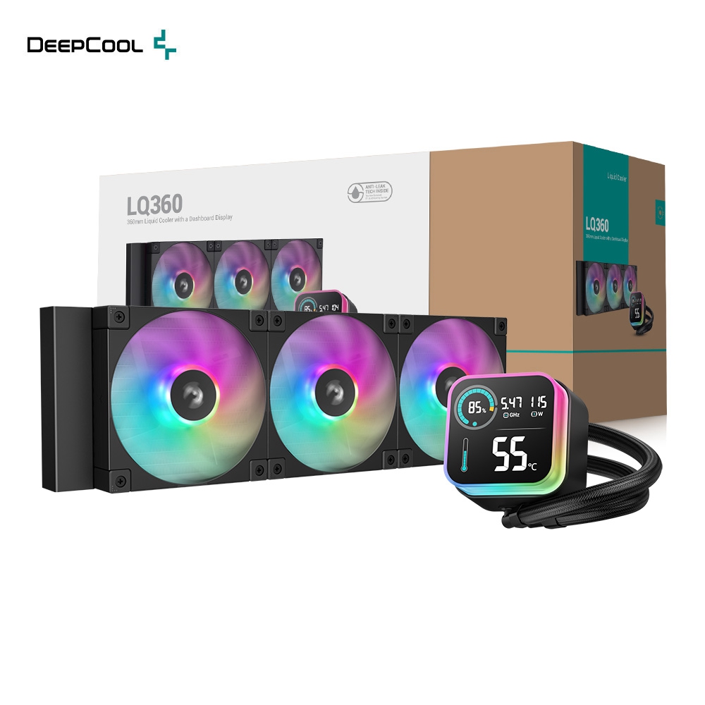 DEEPCOOL 九州風神 LQ360 ARGB 水冷排 CPU 散熱器
