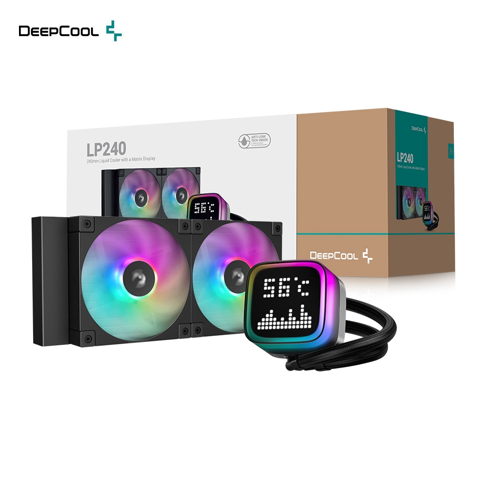 DEEPCOOL 九州風神 LP240 ARGB 水冷排 CPU 散熱器