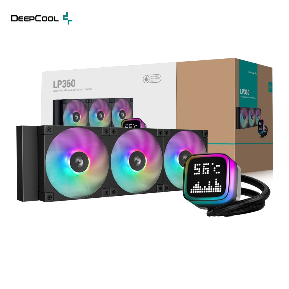 DEEPCOOL 九州風神 LP360 ARGB 水冷排 CPU 散熱器