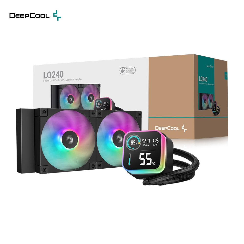DEEPCOOL 九州風神 LQ240 ARGB 水冷排 CPU 散熱器