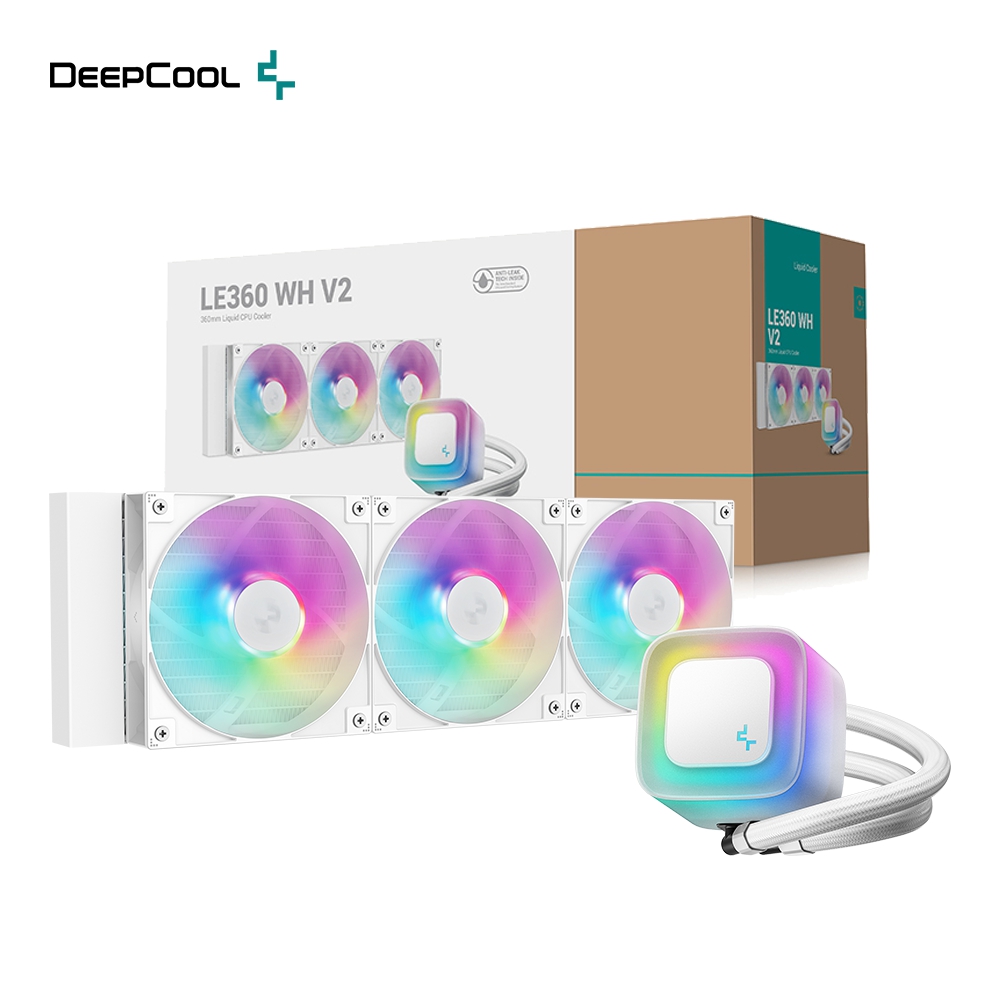 DEEPCOOL 九州風神 LE360 V2 WH CPU 一體式 水冷 散熱器