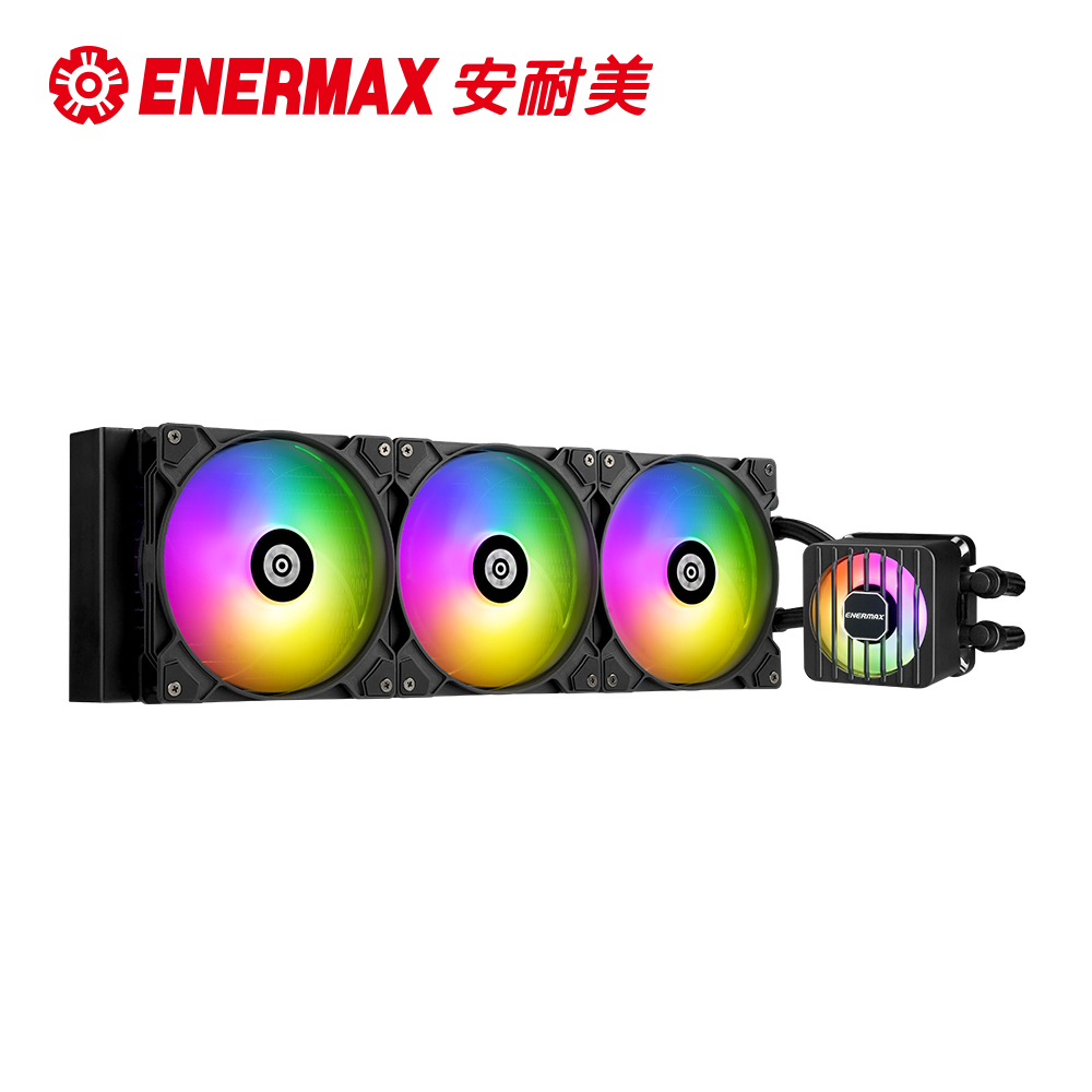 安耐美 ENERMAX 風晶凌 LIQMAXFLO 420 ARGB 38mm厚排 CPU水冷散熱器 (ELC-LMF420T-ARGB)