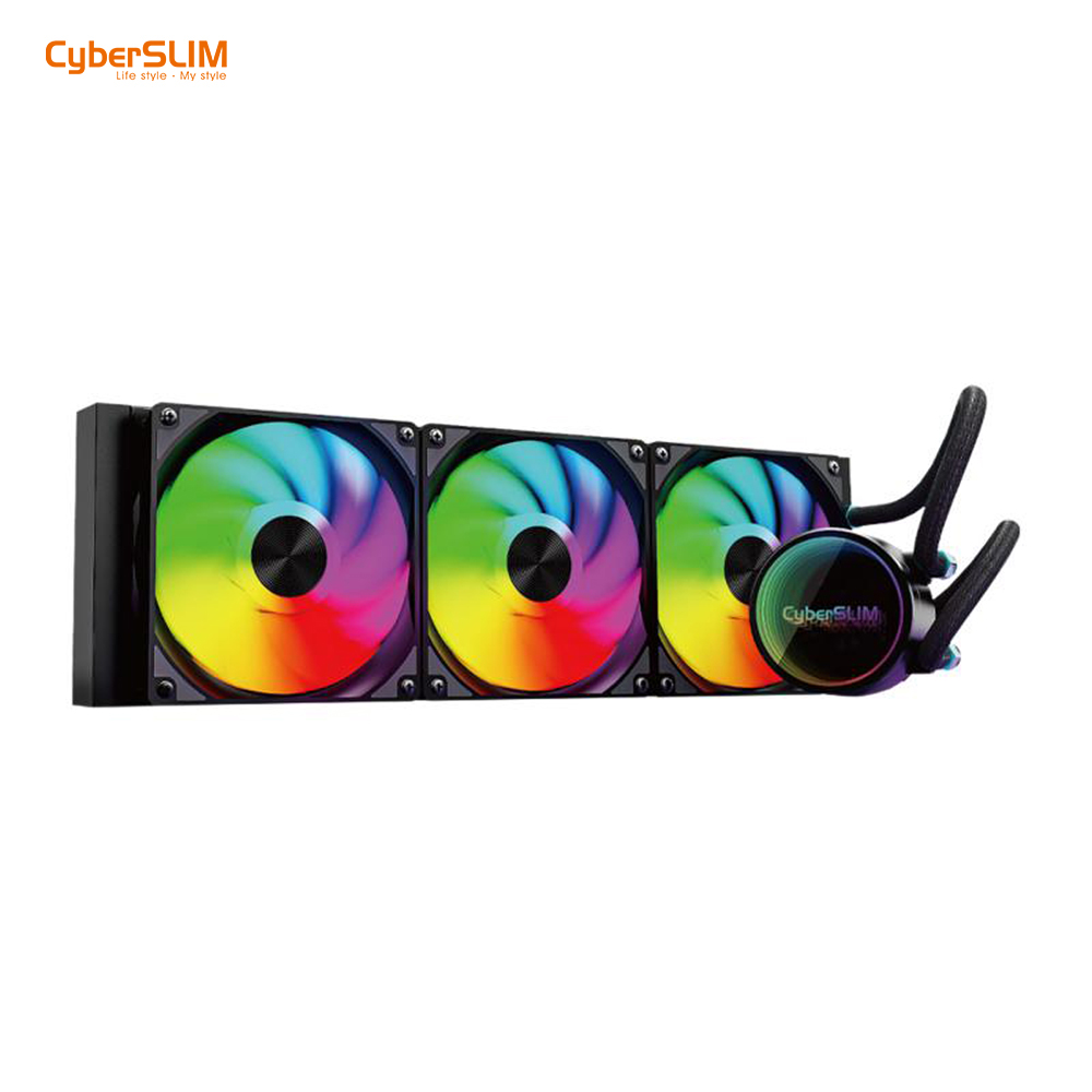 【CyberSLIM】CL-360 ARGB 水冷散熱器 黑色
