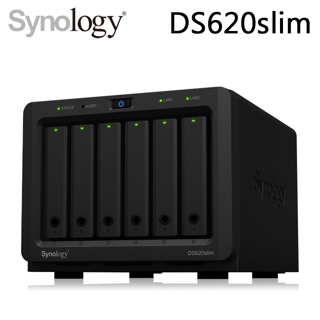 [WD 紅標SA500 1TB*2 Synology DS620slim NAS (6Bay/Intel/6GB)