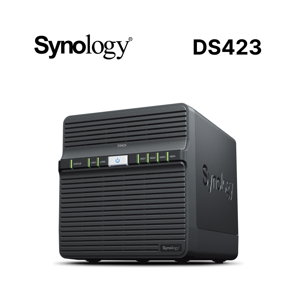 [搭WD紅標Plus 8TB*2 Synology DS423 4Bay 網路儲存伺服器