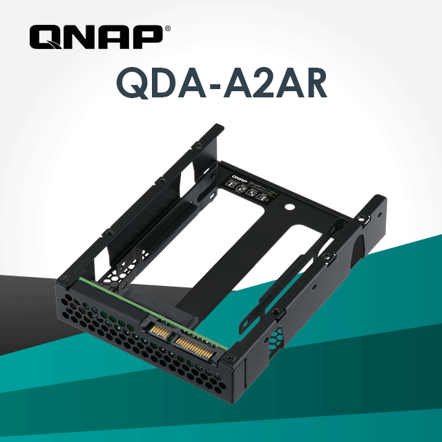 QNAP 威聯通 QDA-A2AR 雙 2.5 吋轉單 3.5 吋 SATA 硬碟轉接盒