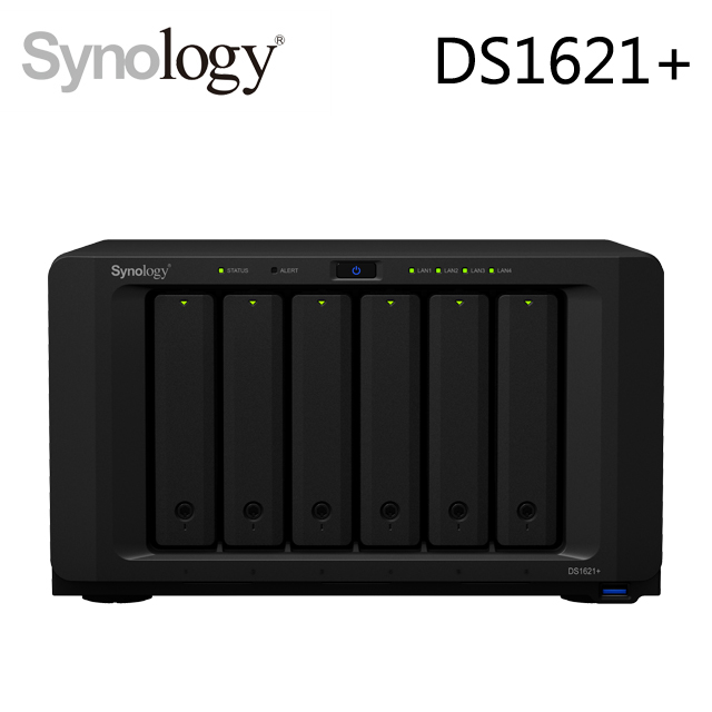 [希捷 IronWolf 4TB*2 Synology DS1621+ NAS (6Bay/AMD/4GB)