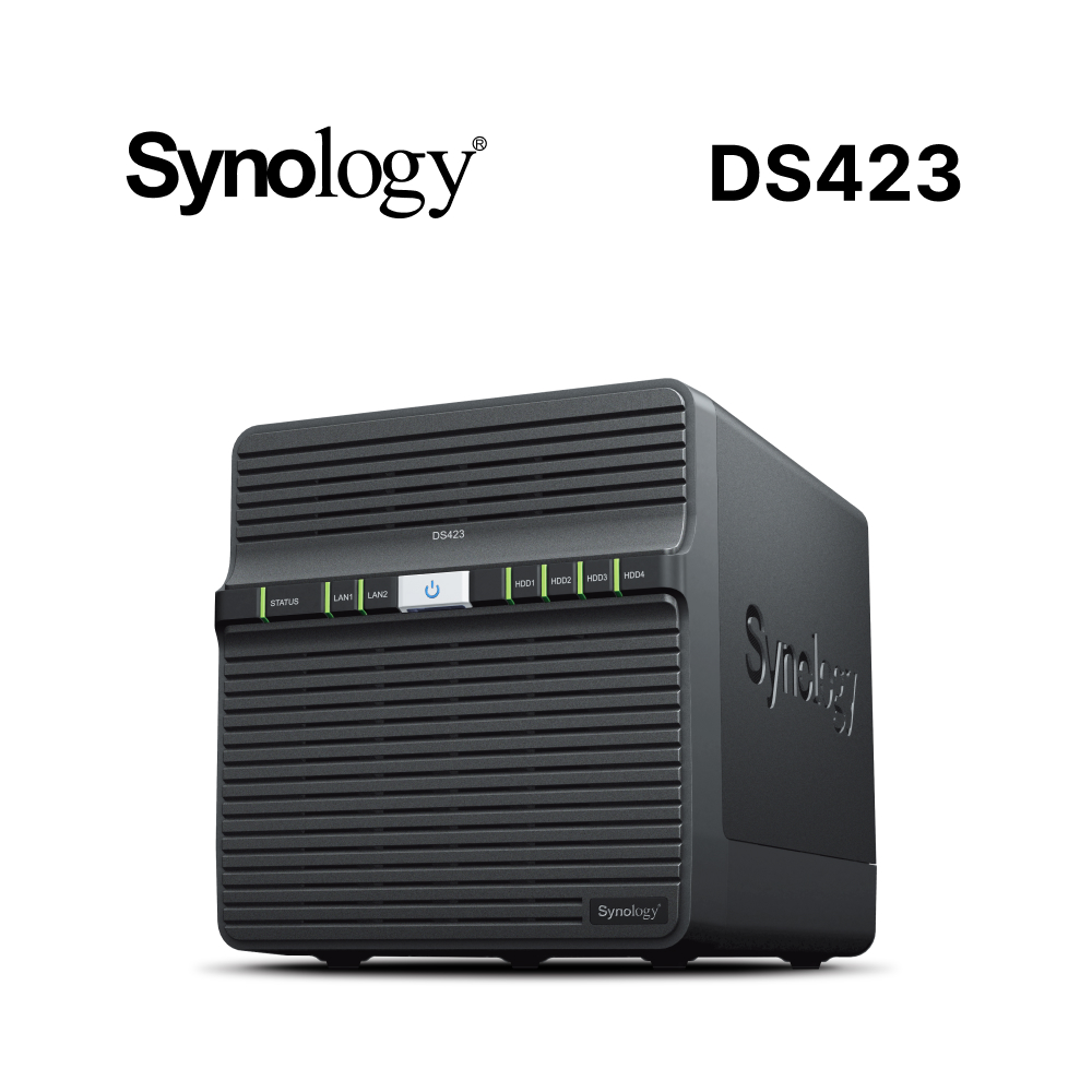 [搭希捷IronWolf 2TB*2 Synology DS423 4Bay 網路儲存伺服器