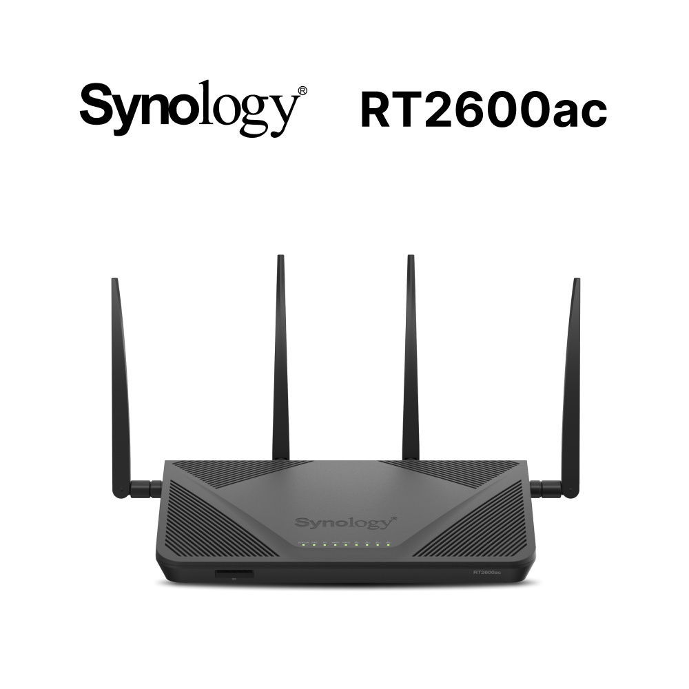 Synology 群暉科技 RT2600ac AC2600 雙頻 Wi-Fi 路由器(網路分享器)