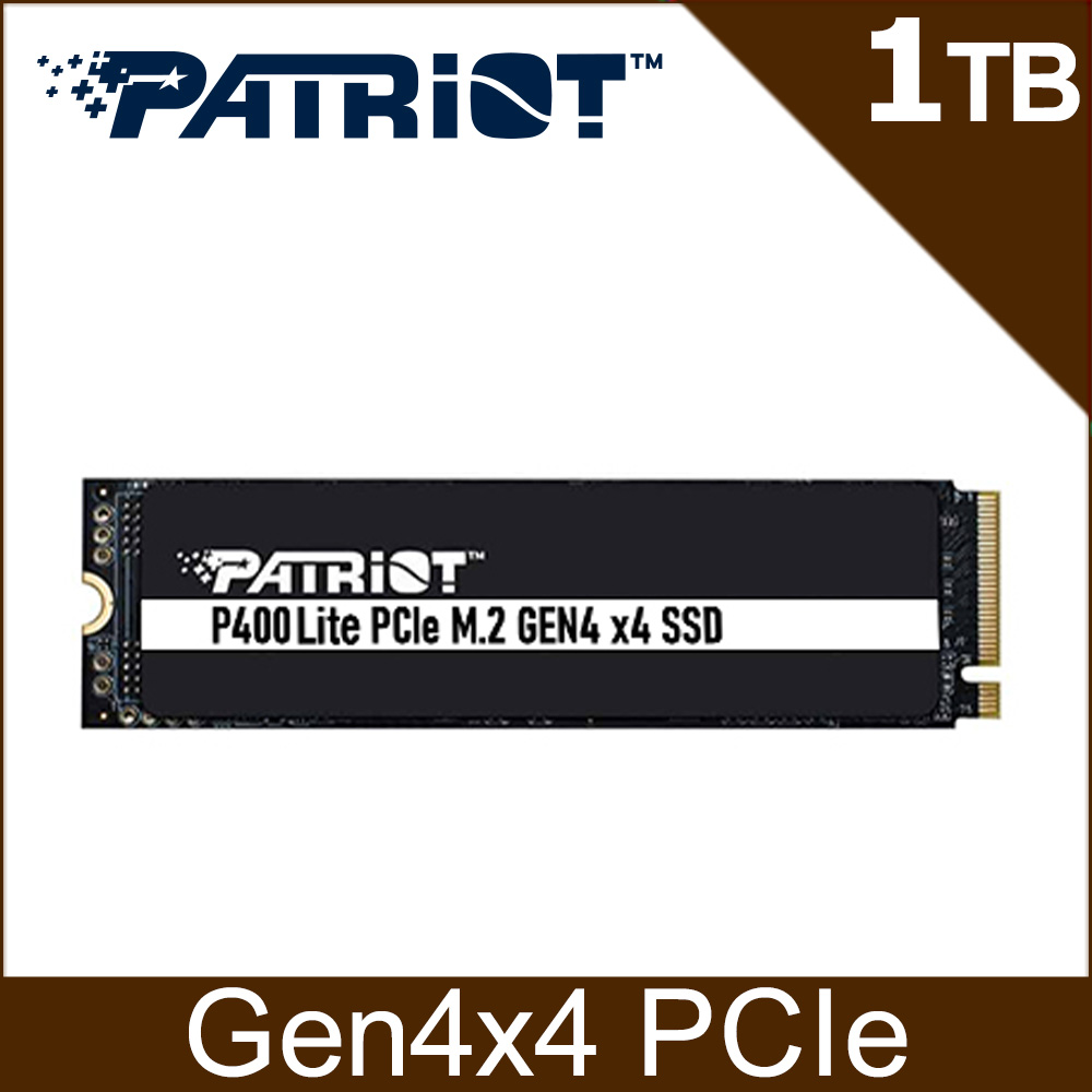 Patriot 美商博帝 P400 Lite M.2 2280 PCIe Gen.4x4 (NVMe) 1TB 固態硬碟