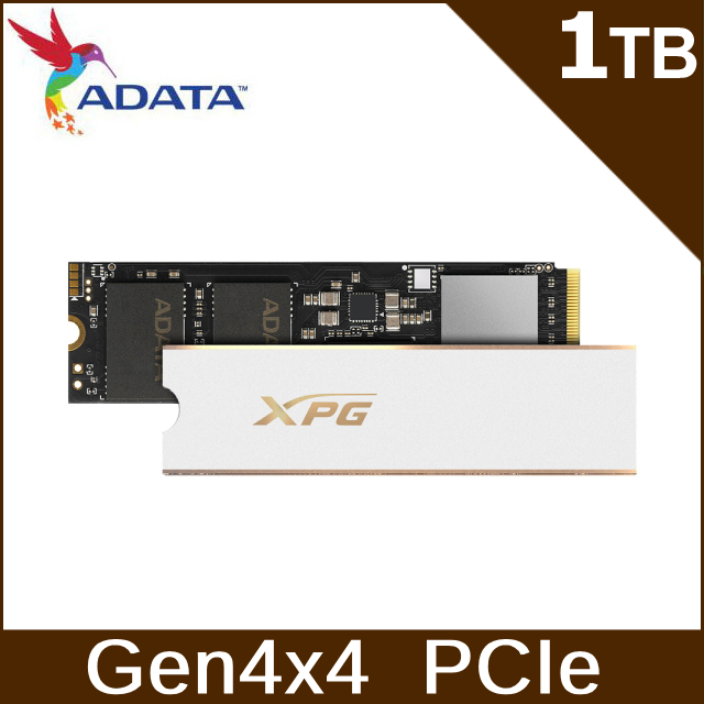 ADATA威剛 XPG GAMMIX S70 PRO 1TB PCIe 4.0 M.2 2280固態硬碟/五年保