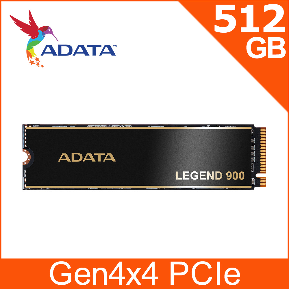 ADATA 威剛 LEGEND 900 512G PCIe4.0 M.2 2280 SSD固態硬碟
