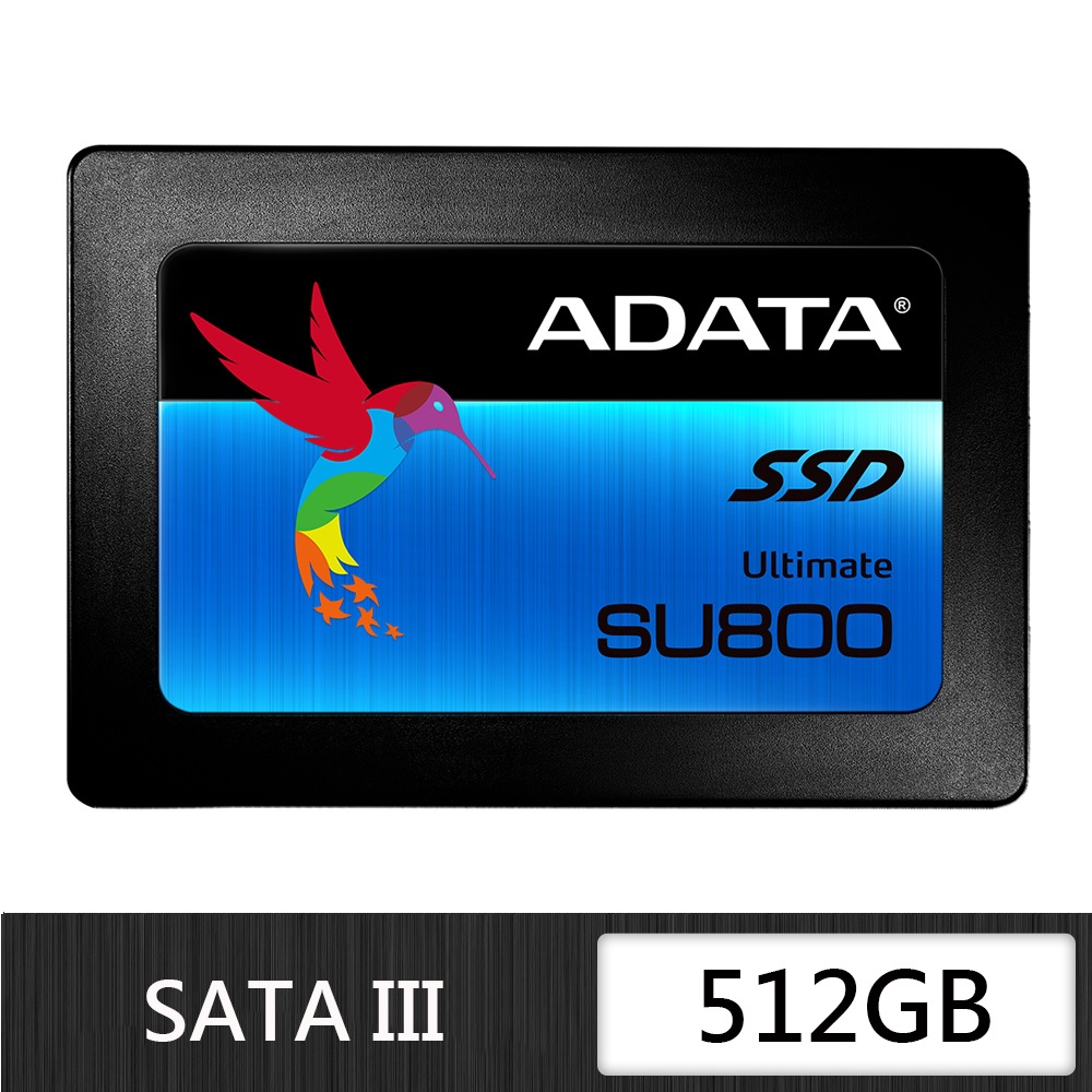 威剛ADATA Ultimate SU800 512GB SSD 2.5吋固態硬碟