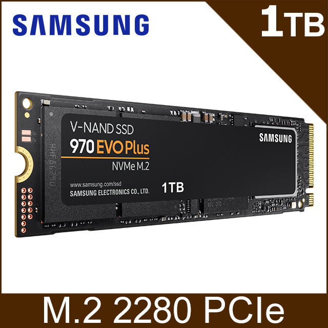 SAMSUNG 三星 970 EVO Plus 1TB NVMe M.2 2280 PCIe 固態硬碟
