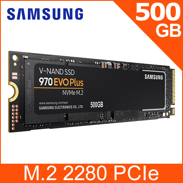 SAMSUNG 三星 970 EVO Plus 500GB NVMe M.2 2280 PCIe 固態硬碟