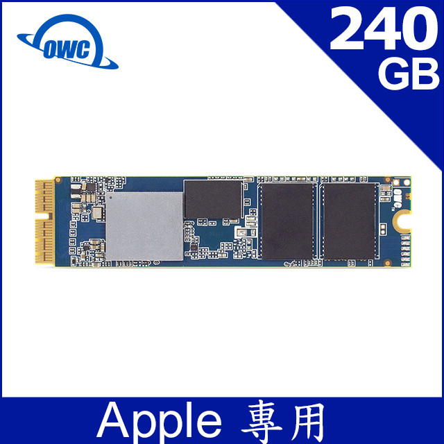 OWC Aura Pro X2 (240GB NVMe SSD) 適用於 2013 - 2017 年的 Mac 電腦