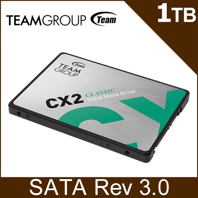 TEAM 十銓 CX2 1TB 2.5吋 SATAIII SSD 固態硬碟