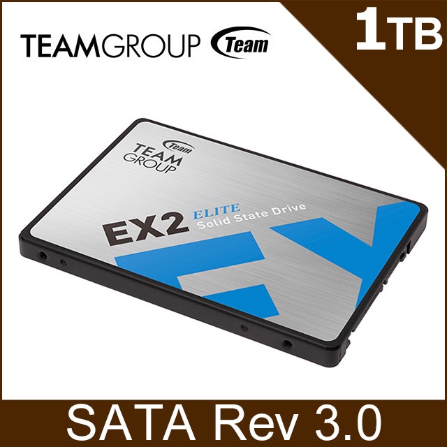 TEAM 十銓 EX2 1TB 2.5吋 SATAIII SSD 固態硬碟