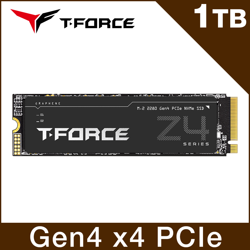 【TEAM 十銓】 T-FORCE Z44A7Q 1TB M.2 PCIe Gen4固態硬碟