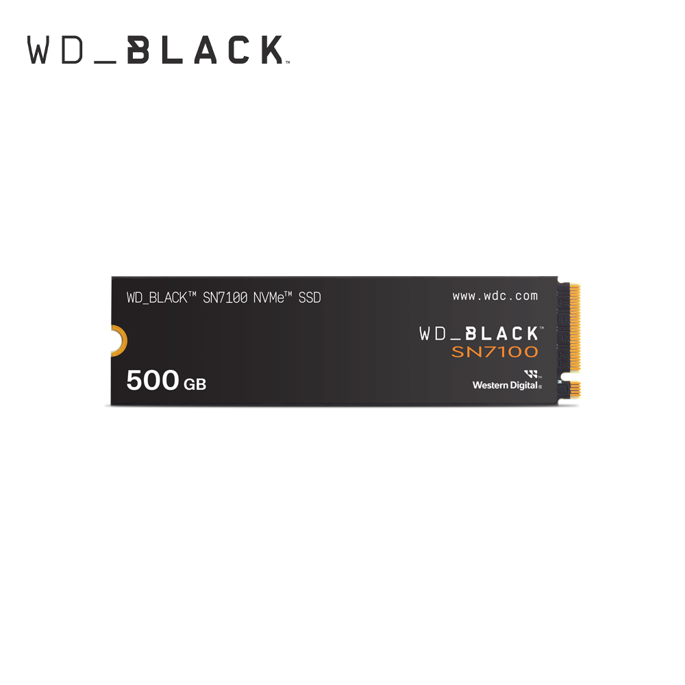 WD 黑標 SN7100 500GB M.2 PCIe 4.0 NVMe SSD 固態硬碟